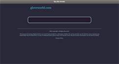 Desktop Screenshot of gloveworld.com